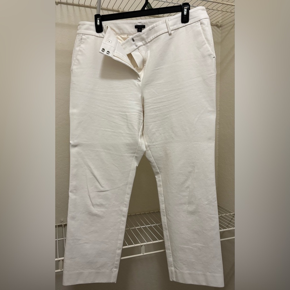 Ann Taylor Factory Cream White Pants